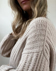 Tamarama Cardigan (English) - BerthyKnit