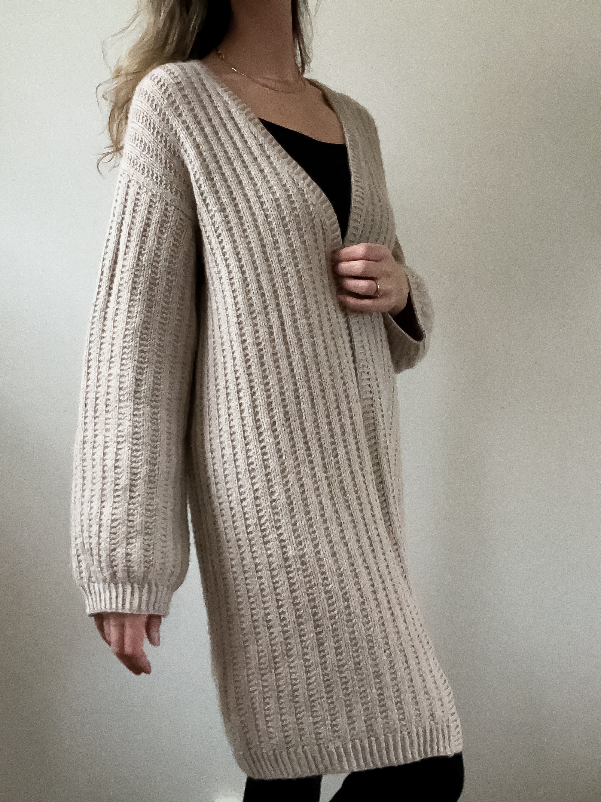 Tamarama Cardigan (English) - BerthyKnit